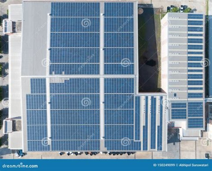 Lowes Rooftop Solar Panels Aerial View