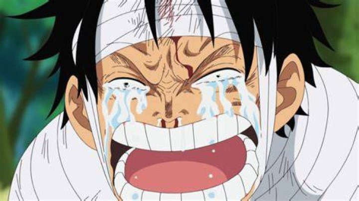 Luffy cries in the Post War Arc