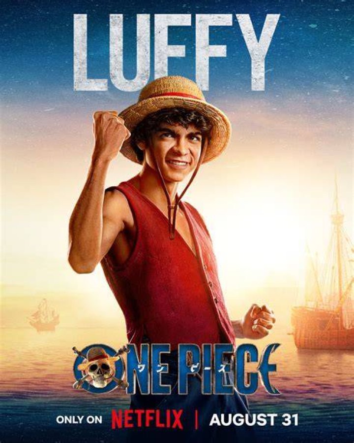 Luffy D. Monkey in Netflix's live-action One Piece and the One Piece anime