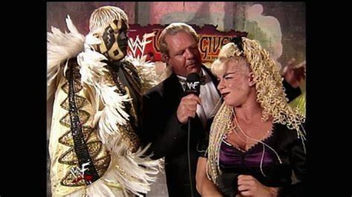 Luna Vachon & Goldust At A WWE PPV