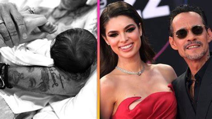 Marc Anthony Reveals He and Nadia Ferreira Welcomed Baby No. 7 - See the First Pic
