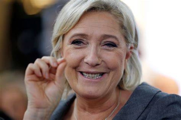 Marine Le Pen, if elected instead of Emmanuel Macron, would make history as France's first female president. Photo / AP 