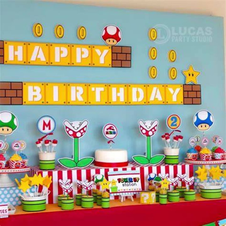 Mario Bros Birthday Party Ideas, Super Mario Bros Party, Princess Theme