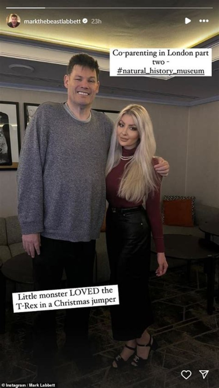 Mark Labbett and his new girlfriend, Hayley Palmer. Photos / Twitter