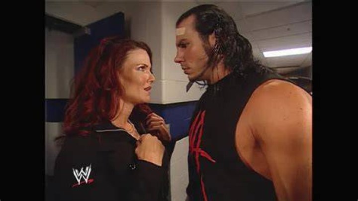 Matt Hardy kisses Lita