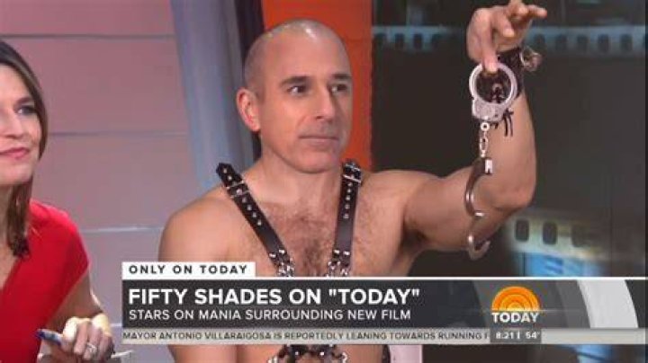 Matt Lauer Wears 'Fifty Shades of Grey' Clothes While Interviewing