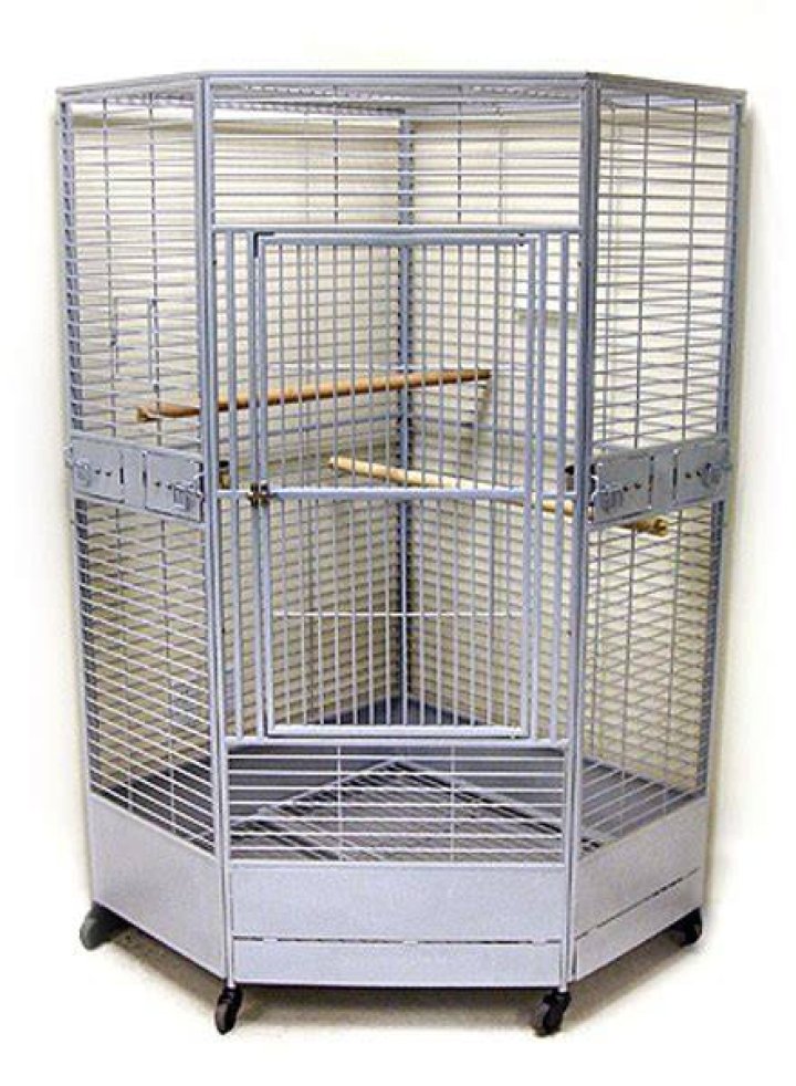 Mcage Large Corner Bird Cage