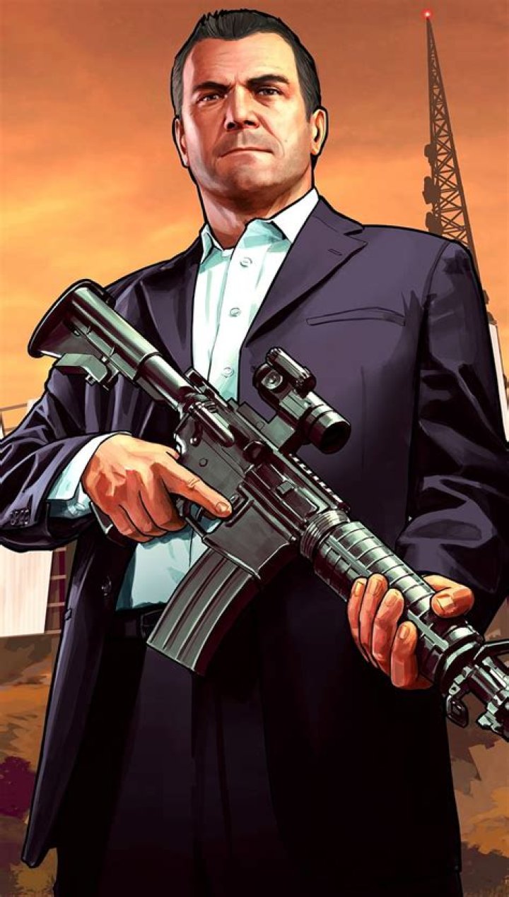 Michael in Grand Theft Auto 5's Desert