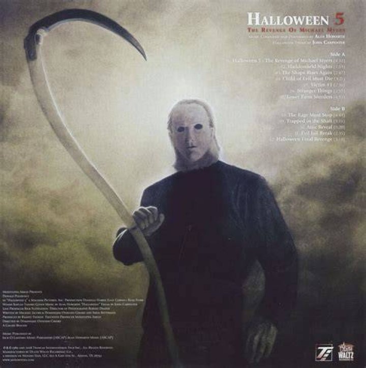 Michael uses scythe in Halloween 5
