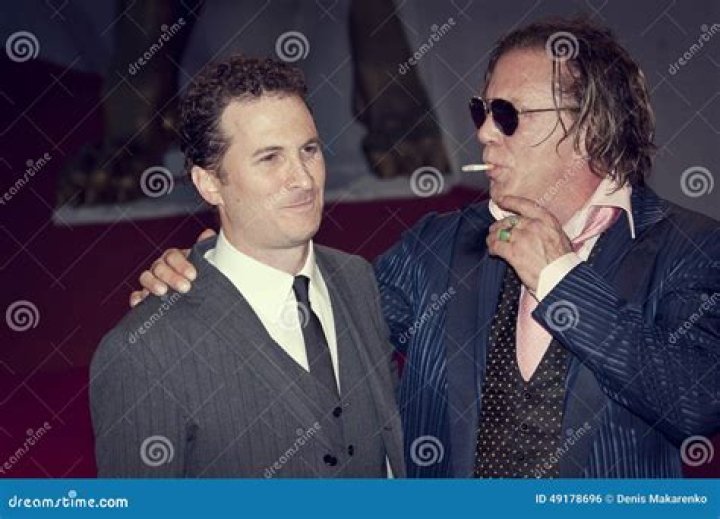 Mickey Rourke And Darren Aronofsky