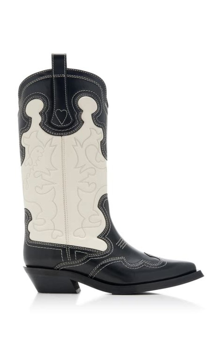 Mid-Shaft Embroidered Western Boots Mid-Shaft Embroidered Western Boots