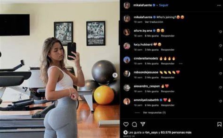 Mika Lafuente presume el microbikini bordado perfecto para destacar en