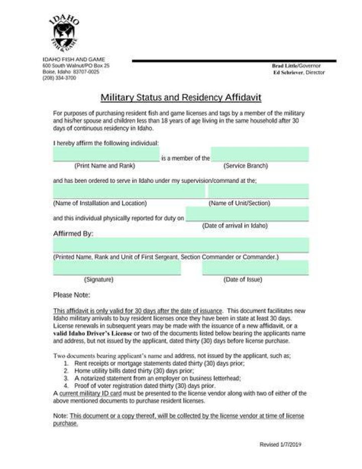 Military Residency
