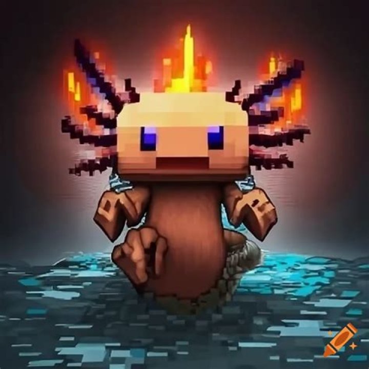 minecraft axolotl fighting guardian