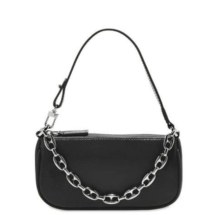 Mini Rachel Chain-Embellished Baguette