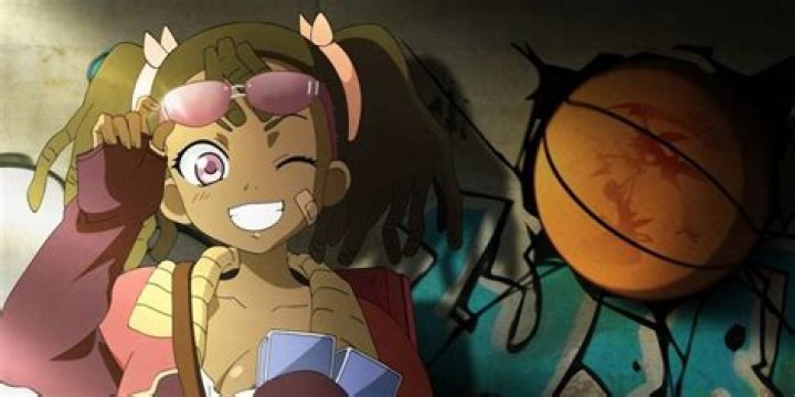 Miyuki winking in a still from Basuqash