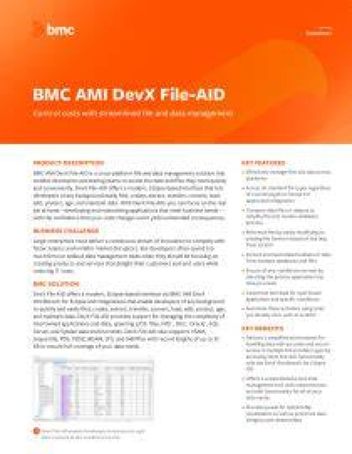 MOD-10 LUHN - Documentation for BMC AMI DevX File-AID/Data Solutions 23.01