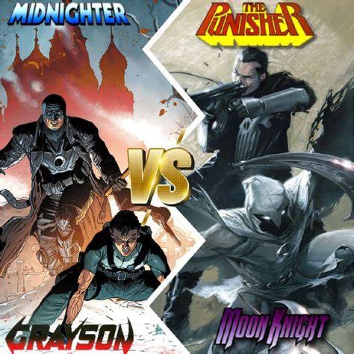 Moon Knight and Punisher fight