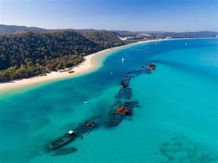 Moreton Island near Brisbane was one of the Ticket to Paradise set locations.