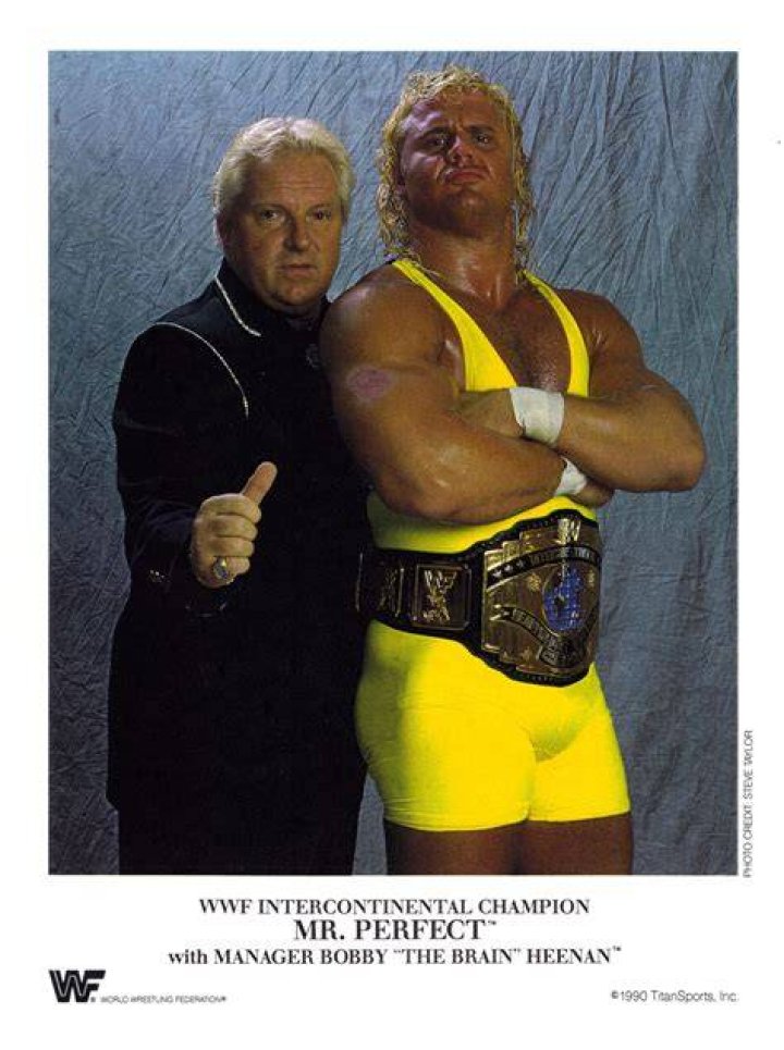 Mr Perfect & Bobby Heenan Intercontinental Champion Cropped