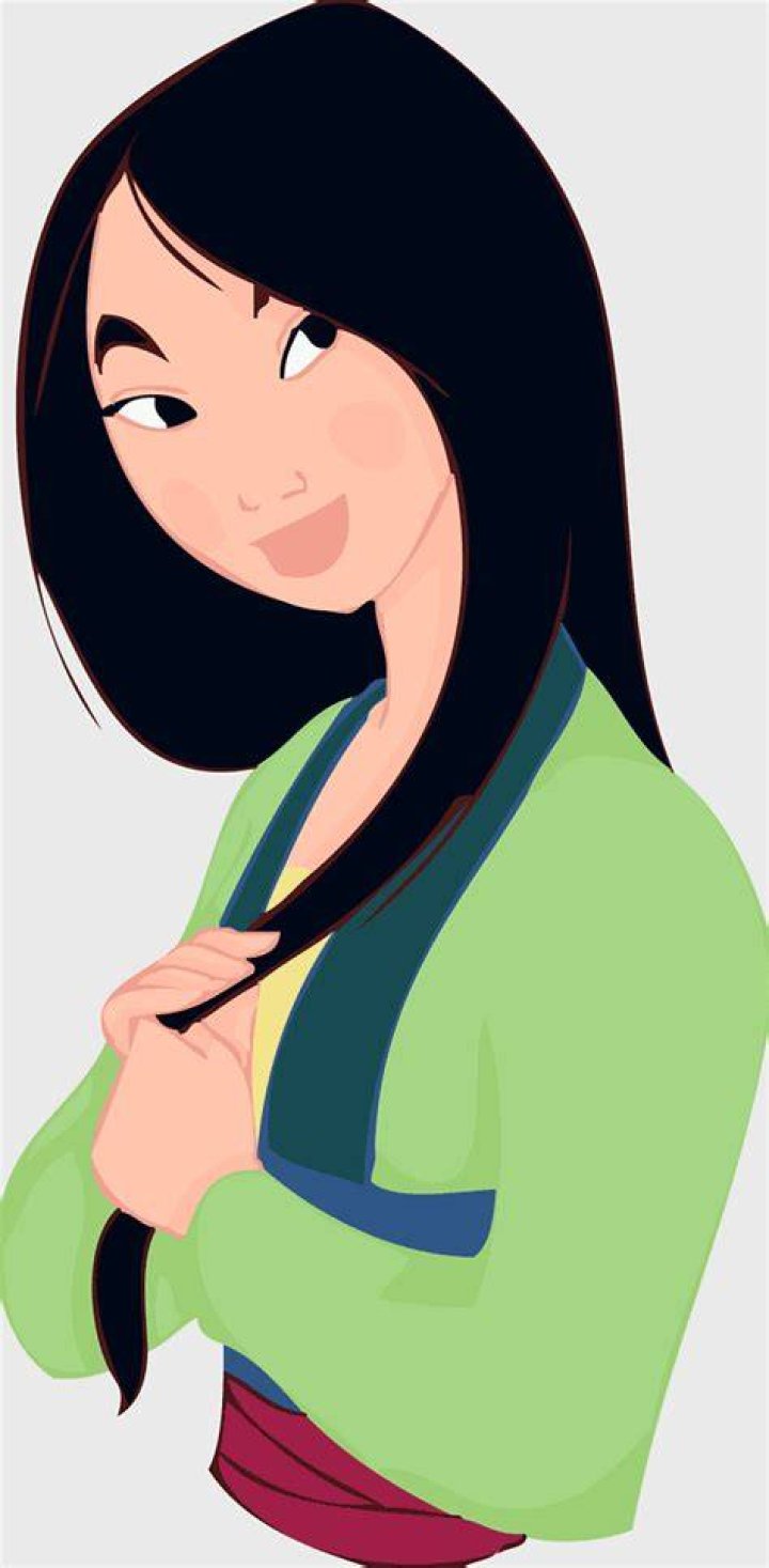Mulan smiling at home in Disney's Mulan