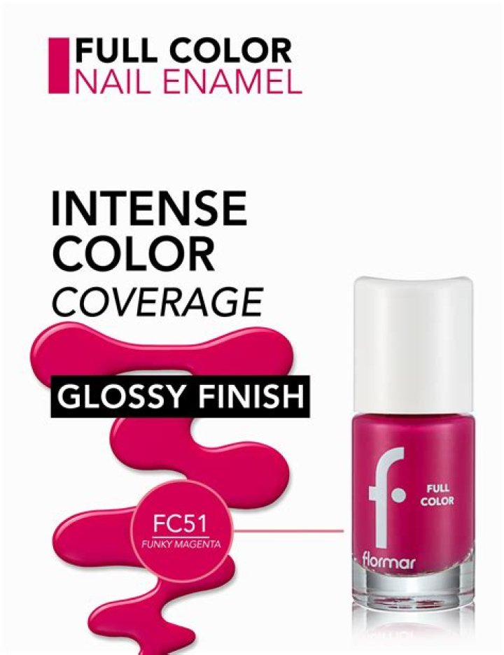 Nail Enamel in Rose Magenta