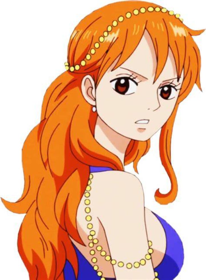 Nami's orange and pinwheel tattoo in the One Piece anime