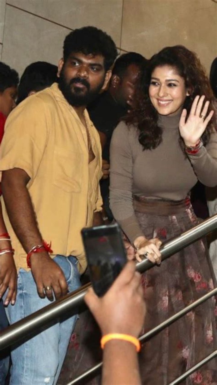 Nayanthara promotes her film Connect with husband Vignesh Shivan