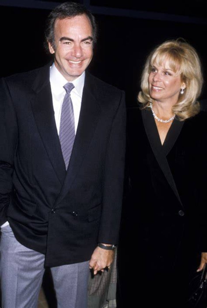 Neil Diamond and wife Marcia Murphey circa 1977 in New York City. in