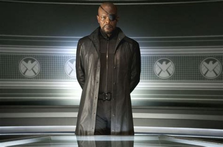 Nick Fury, Ms Marvel and Monica Rambeau Split Image