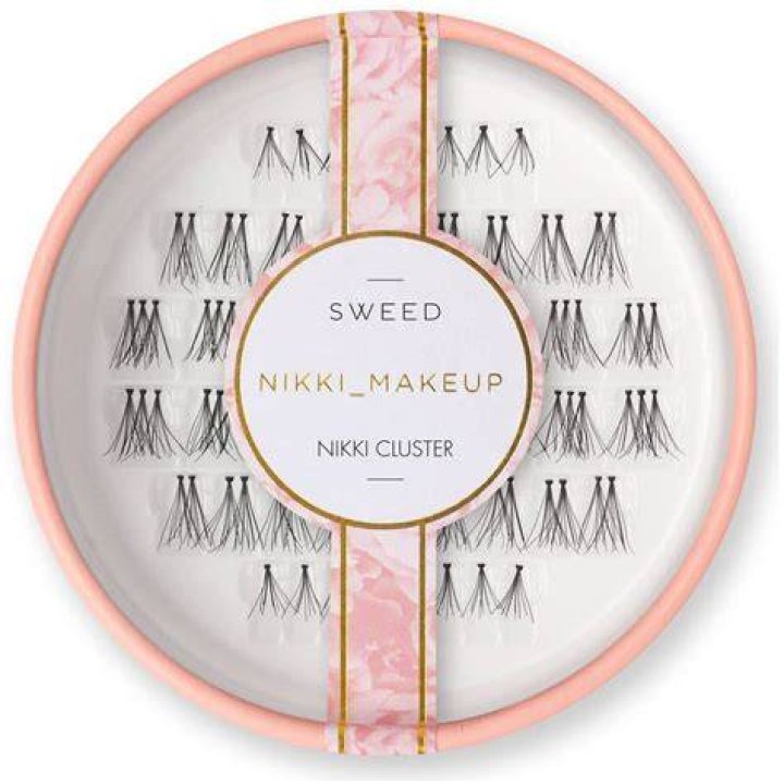 Nikki Makeup Cluster Lashes - Black