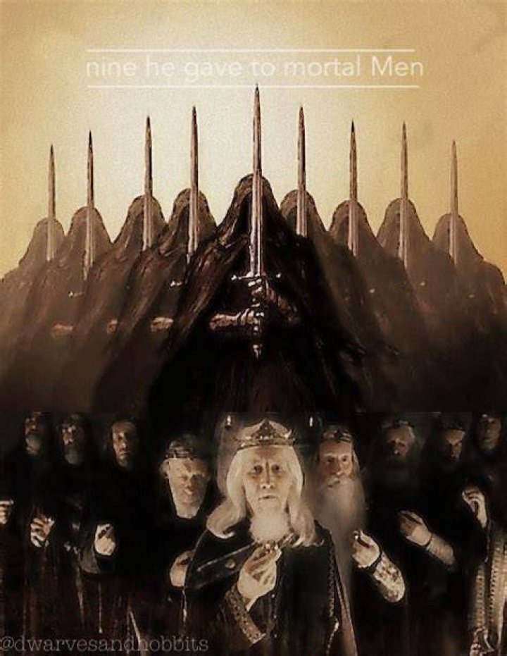 Nine kings of men and Ian McKellen as Gandalf in Lord of the Rings