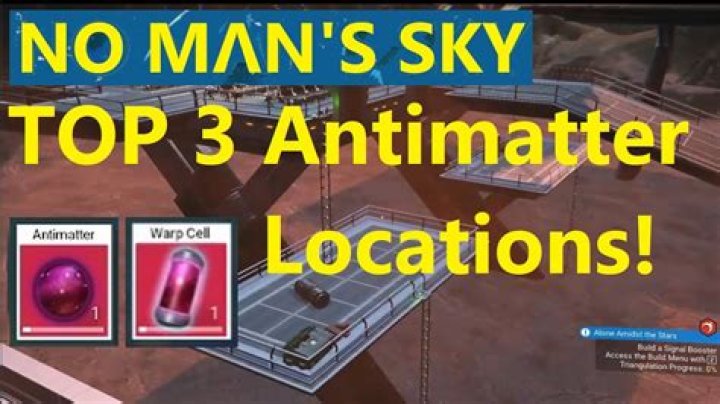 No Man's Sky: How to get Antimatter