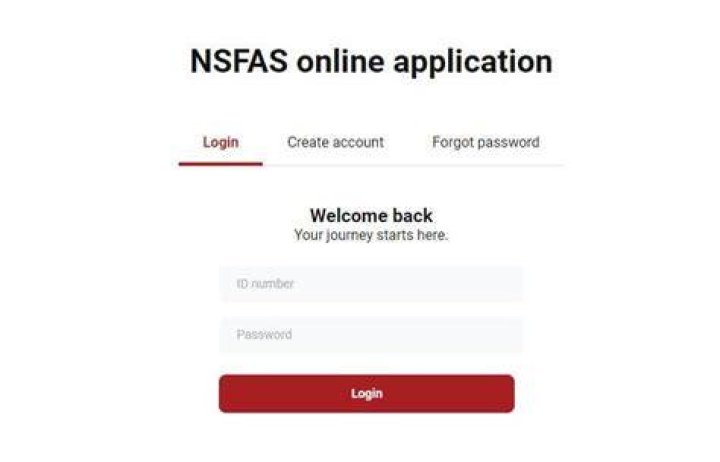 NSFAS application status