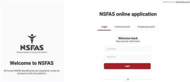 nsfas login