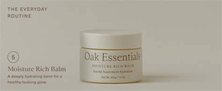 oak essentials moisturizer