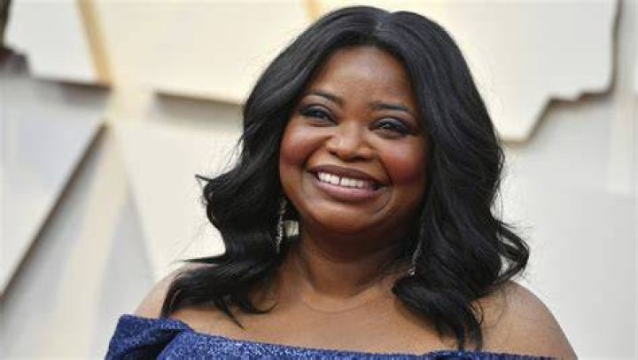 Octavia Spencer looking serious in The Help