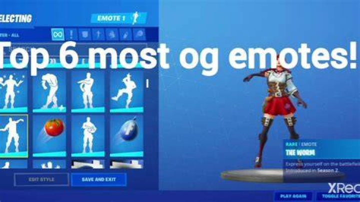 Og Fortnite Emotes