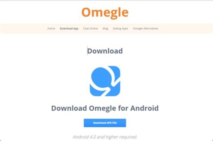 Omegle download pc farbda