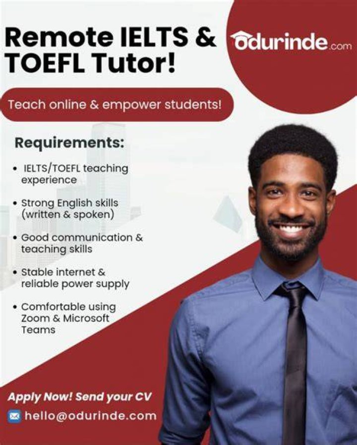 Online English Tutor (Remote, Part-time or Full-time)
