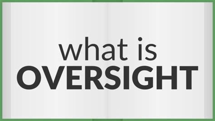 Oversight Meaning YouTube