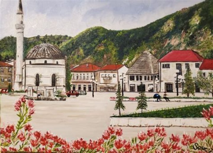 Painting about the rich Bosnian history