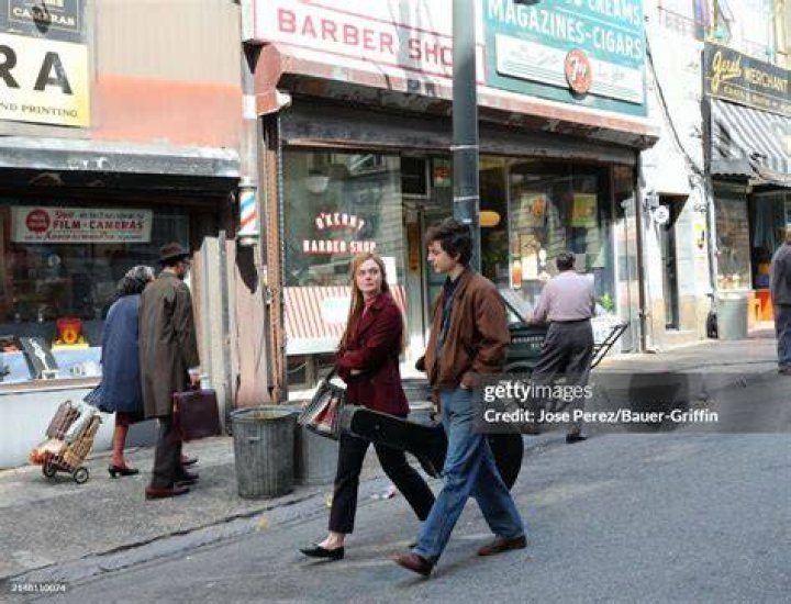 paterson, nj april 09 elle fanning is seen on the set of a complete unknown on april 09, 2024 in paterson, new jersey photo by jose perezbauer griffingc images