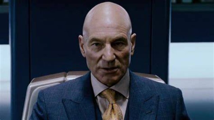 Patrick Stewart as Charles Xavier and Hugh Jackman as Wolverine in Logan, 2017