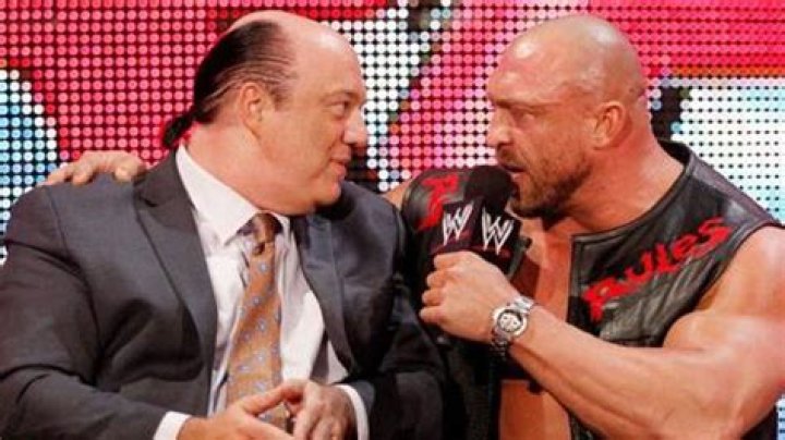 Paul Heyman & Ryback v CM Punk Hell in a Cell 2013 Cropped