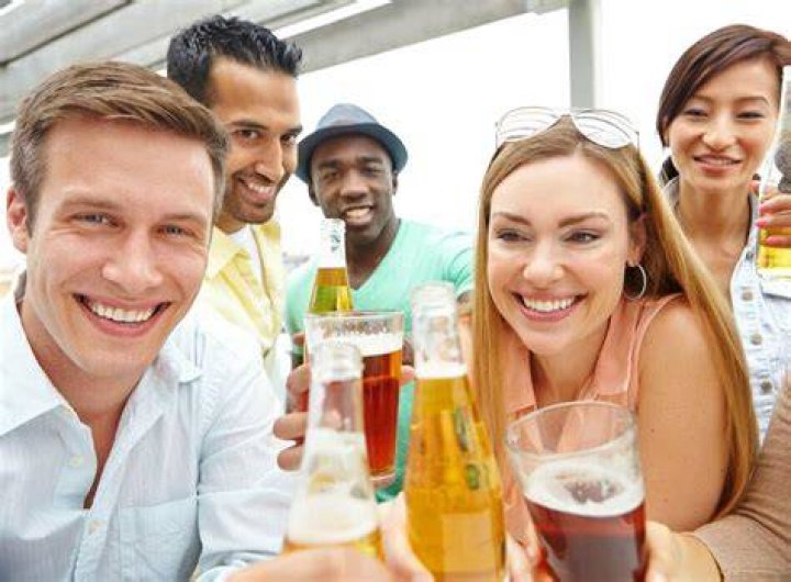 people are drinking on holiday