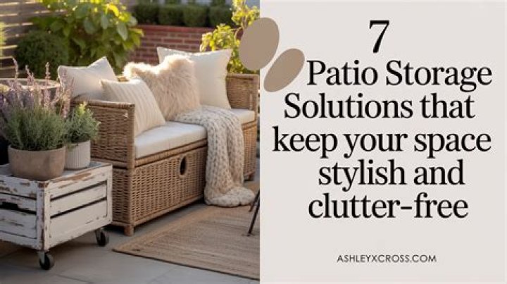 Pest Free Storage For Patio Cushions