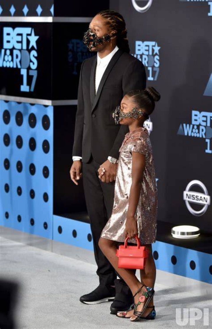 Photo Future and London Wilburn attend the annual BET Awards in Los