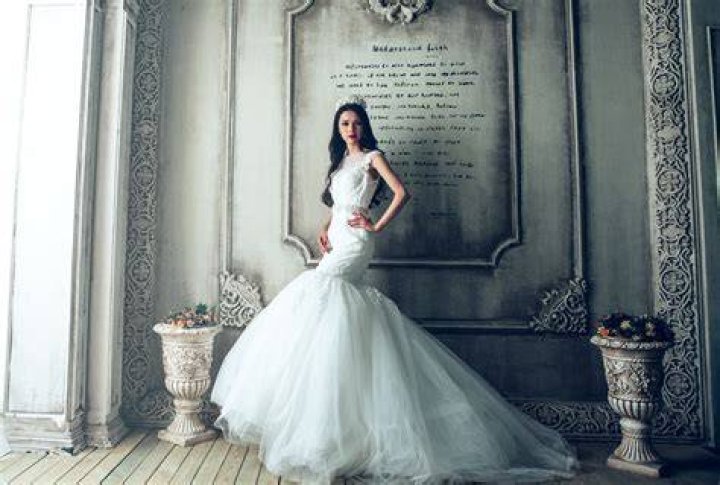 Photograph, Wedding dress, Dress, Gown, Bride, Ceremony, Fashion, Bridal clothing, Event, Wedding, 