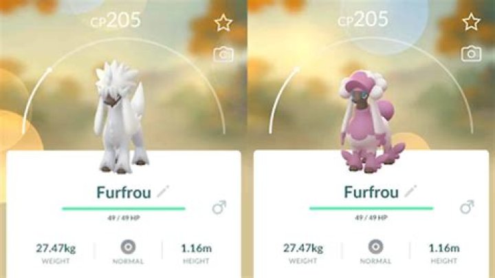 Pokemon Go Furfrou Forms
